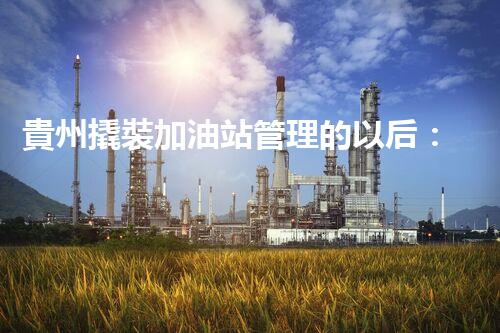 貴州撬裝加油站管理的以后：創(chuàng)新技術(shù)如何塑造化工廠拆除行業(yè)？